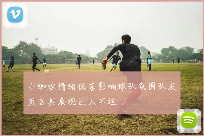 小蜘蛛情绪低落影响球队氛围队友直言其表现让人不适